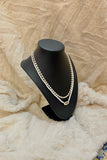 Golden Hour Pearl & Crystal Layered Necklace