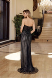 Nox Anabel F1569 Fully Beaded Strapless Design Gown