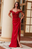 Nox Anabel F1572 Satin Sweetheart Sequin Applique Boned Waistline