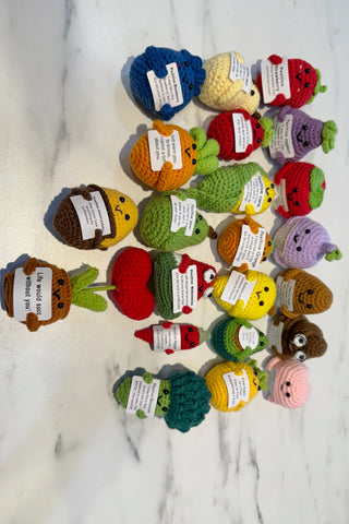 Heart Crochet Flower Pot Positive Friends