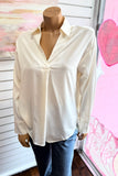 CEO Chic Satin Blouse