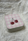Cherry Picnic Travel Jewelry Box