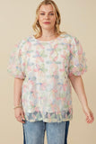 Pastel Petal Mommy + Me Mesh Top