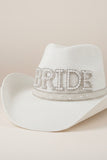 My Last Rodeo Bride Pearl Cowgirl Hat