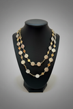 Golden Muse Convertible Layered Coin Necklace