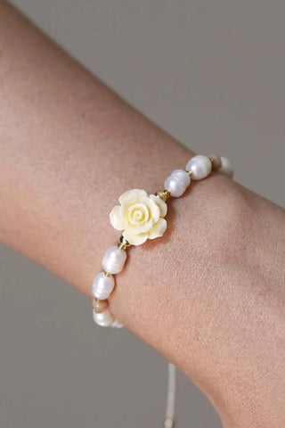 Rose & Pearls Bracelet