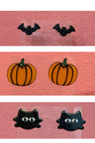 Halloween Glitter Stud Earrings