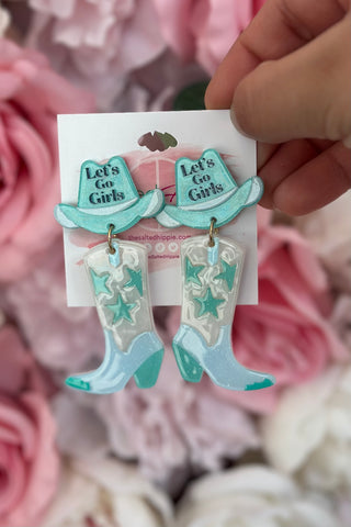 Let’s Go Girls Boot Earrings