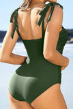 Mom-tastic One-Piece Swimsuit (Green)