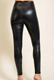 Winters Eve Faux Leather Leggings