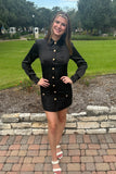 Cutesy Tweed Mini Dress