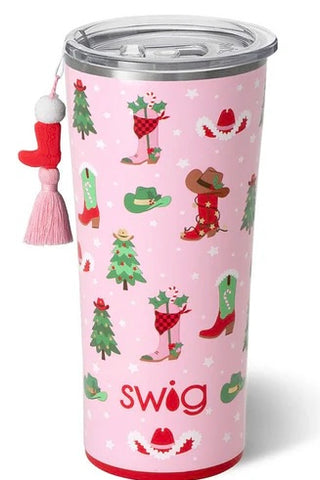 Howdy Holidays Swig Tumbler (22oz)