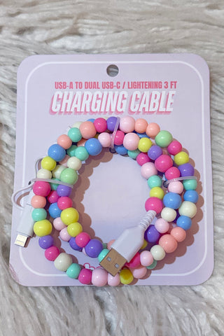 Fancy Beaded Phone Charger