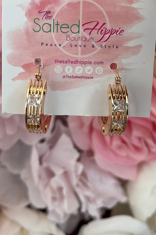 Classy Gold Hoops