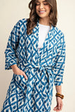 Indigo Tye Dye  Kimono