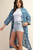 Indigo Tye Dye  Kimono