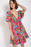 Tropical Paradise Flutter Dress