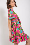 Tropical Paradise Flutter Dress