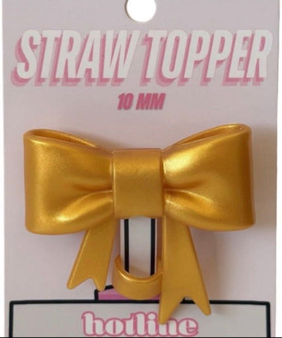 Bow Straw Toppers – Cute Silicone Straw Charms (Multiple Styles)