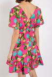 Tropical Paradise Flutter Dress