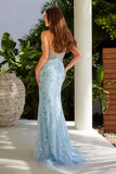 Nox Anabel G1663 Strapless Embellished Dress with High slit