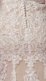Nox Anabel H494 Spaghetti Strap V-Neckline Long Lace Wedding Gown