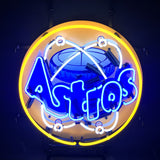 Houston Astros with Logo Neon Light Sign