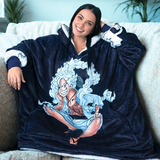 Luffy gear 5 Blanket Hoodie