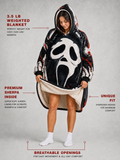 Ghost Face  Blanket Hoodie