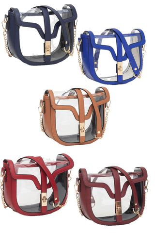 Clear Saddle Bag