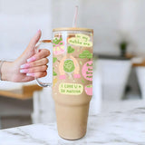 In My Matcha Era Glass Cup
