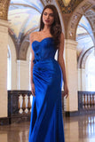 Ladivine J884 Dress Strapless Fitted Satin Corset Gown