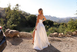 Nox Anabel JE1005 Long Strapless Bustier Corset Bridal Slit Gown