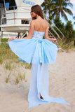 Nox Anabel JQ1017 Sweetheart Floral Big Bow Back A-Line Dress