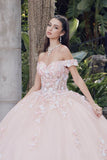 Juliet JT1460J Off the Shoulder Corset Bodice Poofy Quinceanera Gown
