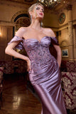 Ladivine KV1121 Dress Off the Shoulder Sweetheart Fitted Prom Gown