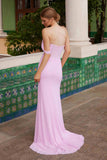 Nox Anabel M1698 Full Sequin Mesh Asymmetrical Sweetheart Neck Dress