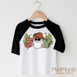 Cowboy Santa Christmas Shirt - Western Christmas Tee