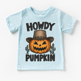 Howdy Pumpkin Western Halloween Shirt - Halloween Tee