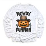 Howdy Pumpkin Western Halloween Shirt - Halloween Tee