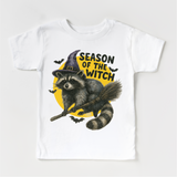 Season Of The Witch Raccoon Halloween Shirt - Halloween Tee - MU93