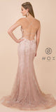 Nox Anabel R282-1 Mermaid Long Dress Corset Open-Back