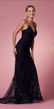 Nox Anabel R282-1 Mermaid Long Dress Corset Open-Back