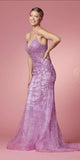Nox Anabel R282-1 Mermaid Long Dress Corset Open-Back
