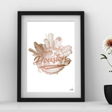 Space City Houston Foil Print