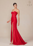 Nox Anabel T1489 Dress Long Strapless Fitted Evening Gown