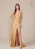 Nox Anabel T1489 Dress Long Strapless Fitted Evening Gown
