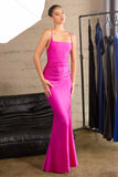 Astee T3001 Long Fitted Evening Gown Strappy Open Back