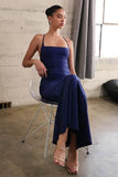 Astee T3001 Long Fitted Evening Gown Strappy Open Back