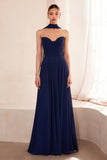 Ladivine Amoris T703 Dress Strapless A-Line Bridesmaid Gown